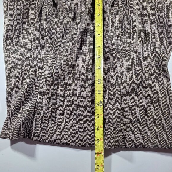 Herringbone Womens Top Spaghetti Straps tank librarian academia career office - Picture 7 of 7